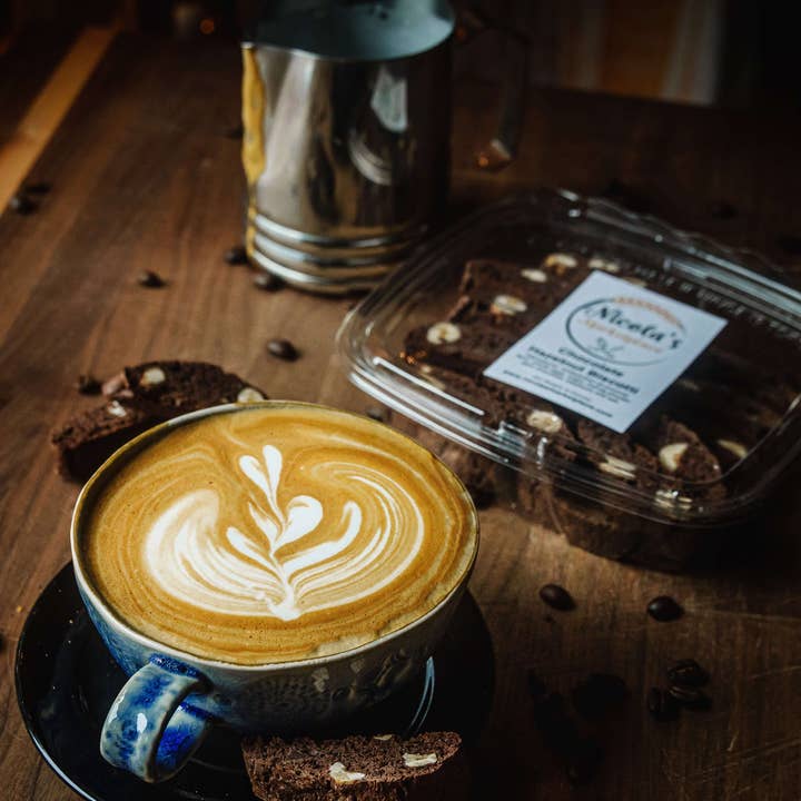 Chocolate Hazelnut Biscotti for wholesale by Nicola's Marketplace