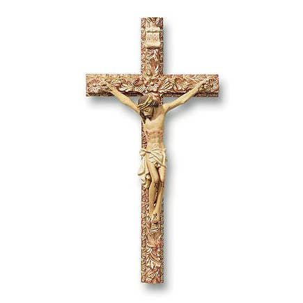 Tomaso 8" Ornate Crucifix for wholesale by Christian Brands Catholic
