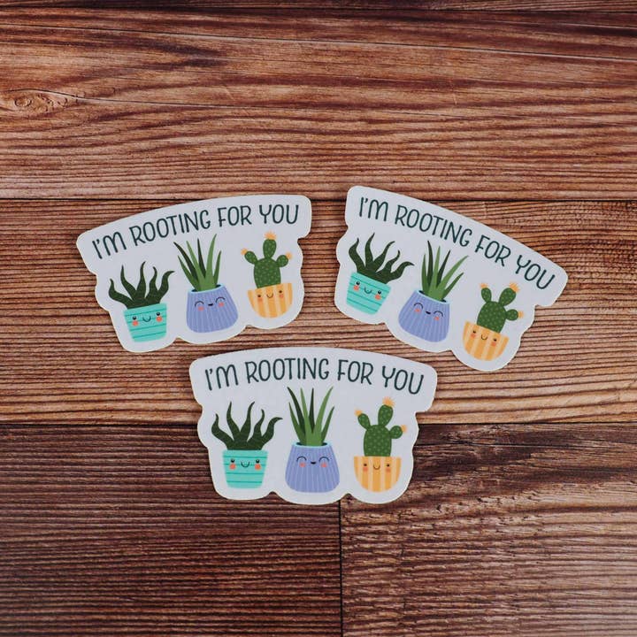 Sentinel Supply - Wholesale Sticker - I'm Rooting for You Plant Sticker9
