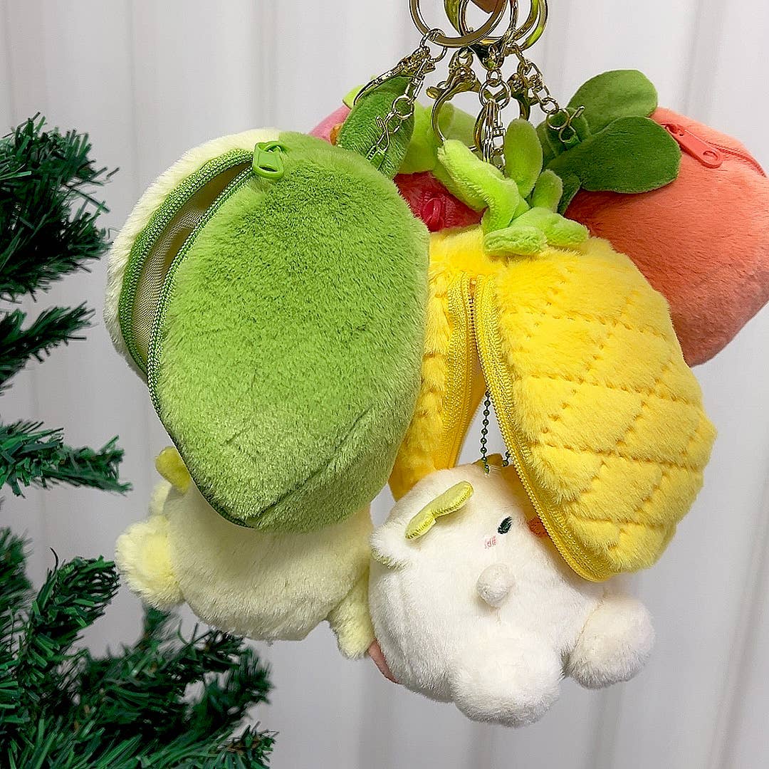 SoapElenGlen - Venta al por mayor Llavero - Mujer - Llavero colgante peluche transformable con forma de fruta13