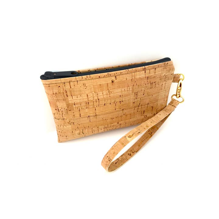 Natalie Therese - Wholesale Wristlet - Cork Simple Wristlet in 3 Sizes | Rustic Cork18