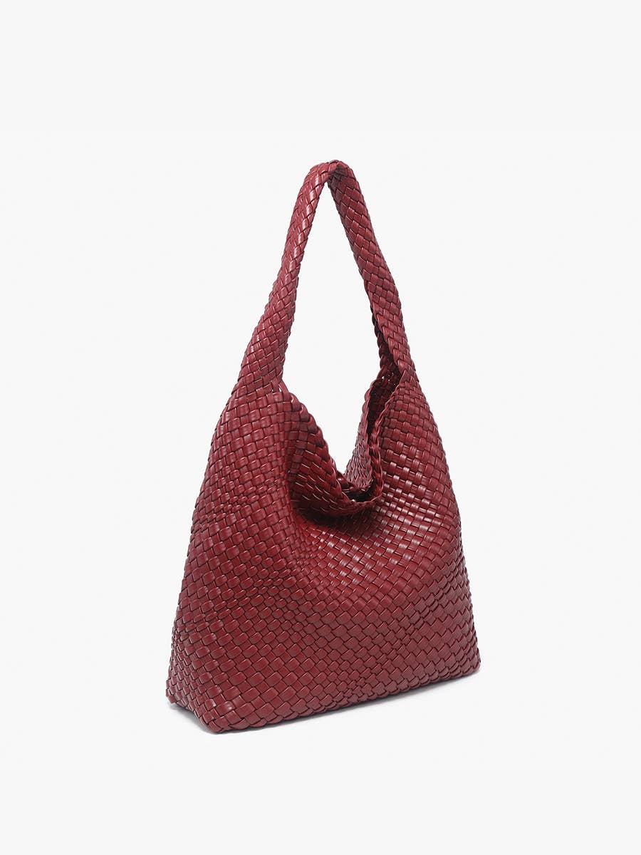 Jen & Co. - Wholesale Satchel - Women's - M2631 Rachel Woven Slouchy Hobo5