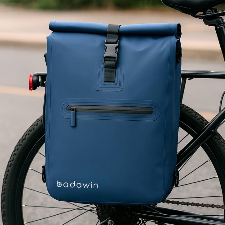 Ali waterproof bike backpack – 2-in-1 blue bag for wholesale by BADAWIN