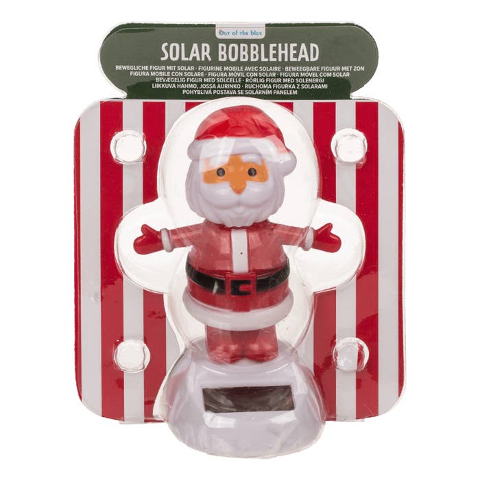 Out of the blue KG - Vendita all'ingrosso Decorazione natalizia - Solar Bobbleheads, Happy Xmas Dancer,1