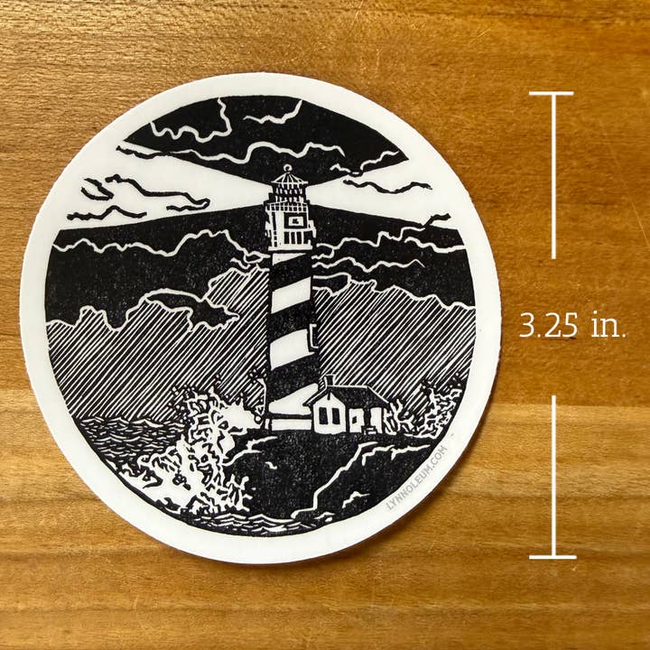 Vuurtoren STICKER voor wholesale door Lynn-oleum