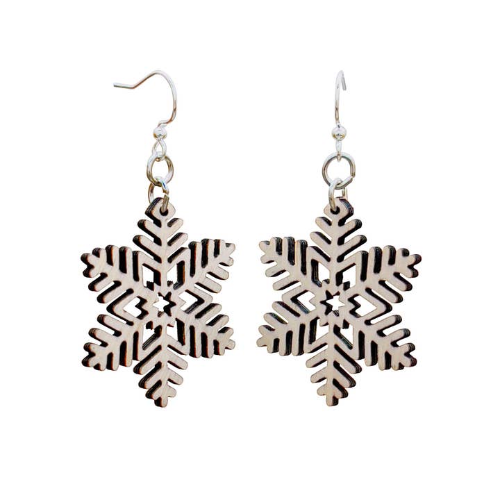 Stellar Snowflake Earrings for wholesale by Green Tree Jewelry