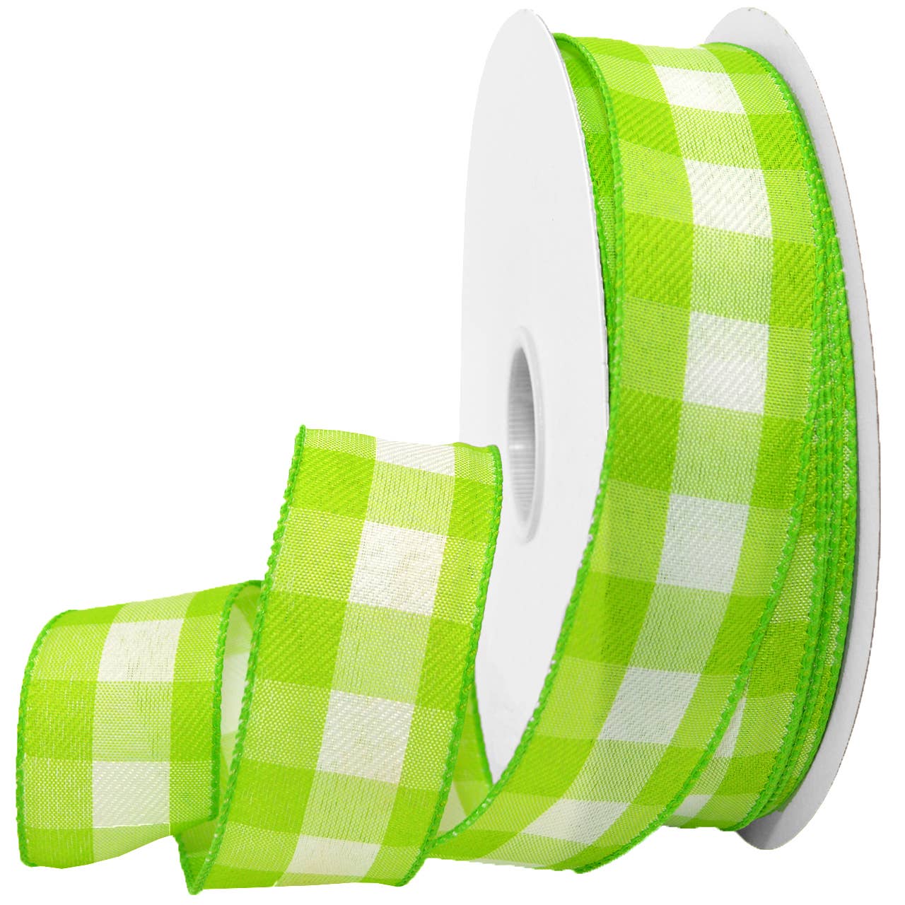 Morex Ribbon - Wholesale Ribbon - Gift Wrapping - #7382 Gingham Style (wired) Plaid10