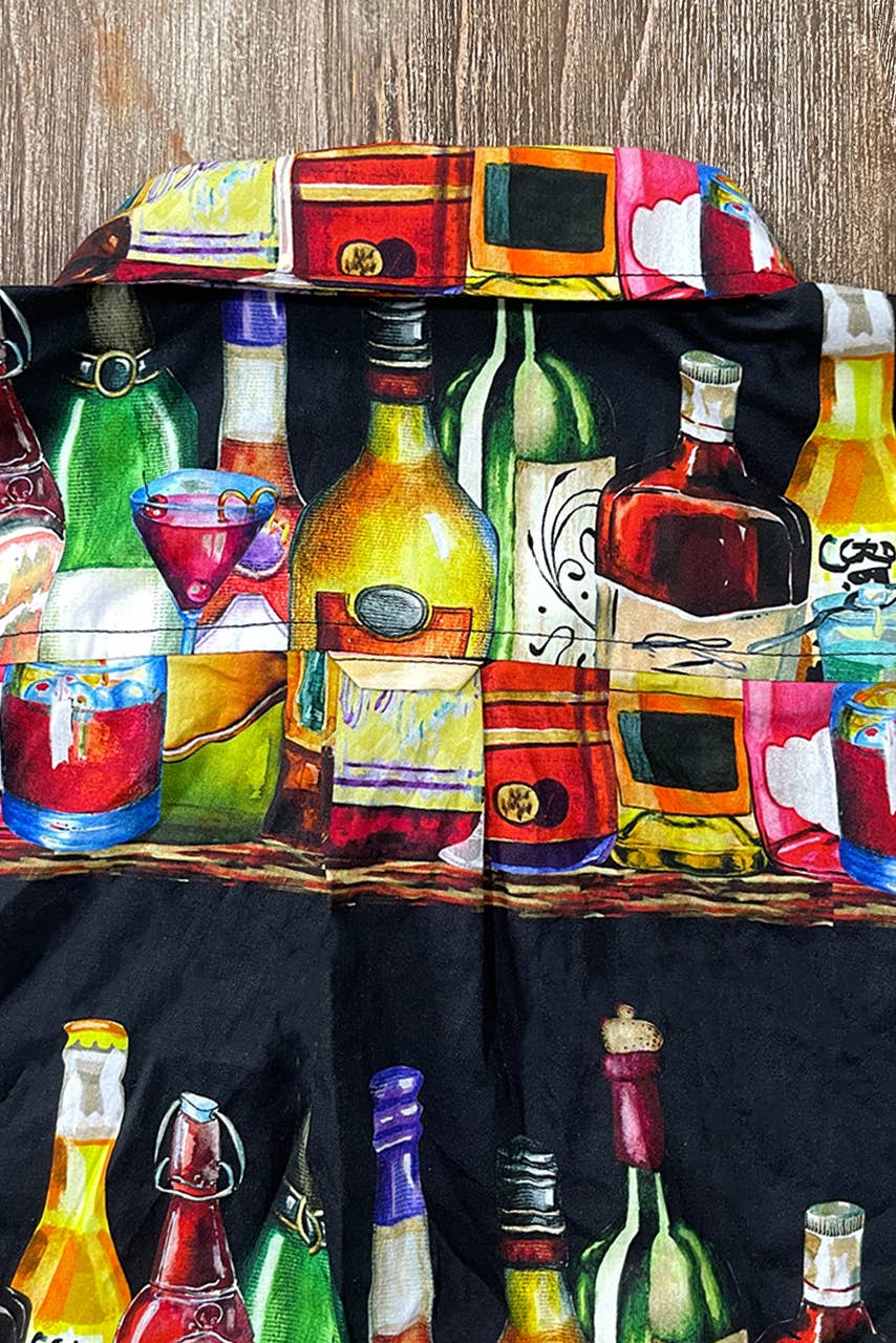 Black Men's Hawaiian Shirts Wovens Shirts Button Down --SRI LANKA for wholesale on Faire2