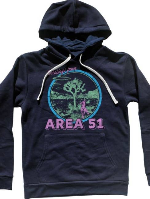 Sudadera con capucha Greetings From Area 51 para venta al por mayor de Boredwalk