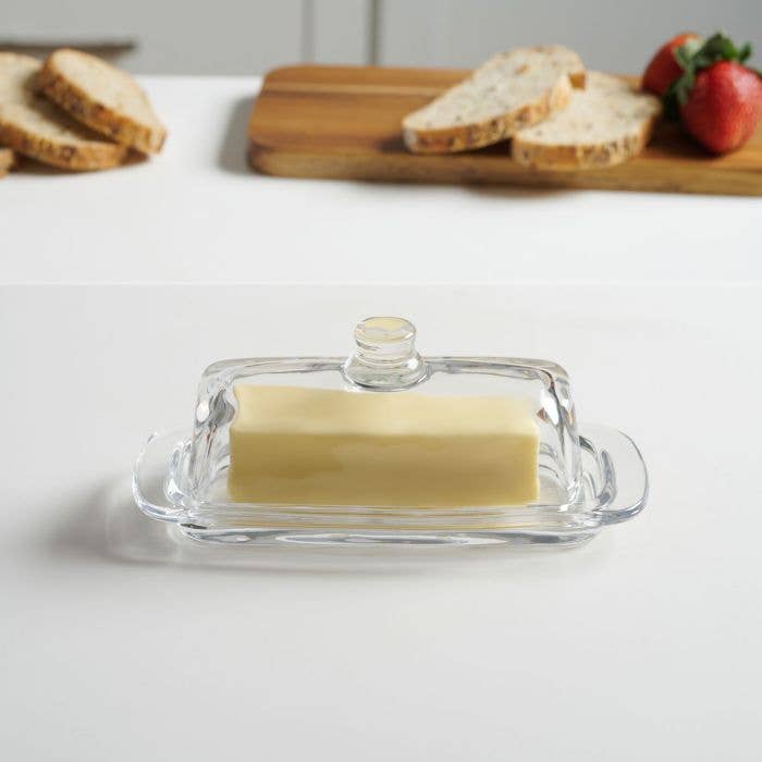 HIC - Harold Import Co. - Wholesale Kitchen Tool/Gadget - HIC Kitchen Glass Butter Dish With Lid5