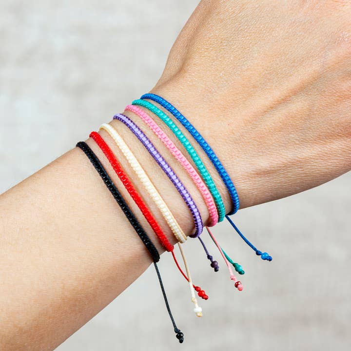 Kvinnors tunna Miyuki-pärlarmband | Minimalistiska smycken för wholesale av Makarla - Handmade Colombian Jewelry