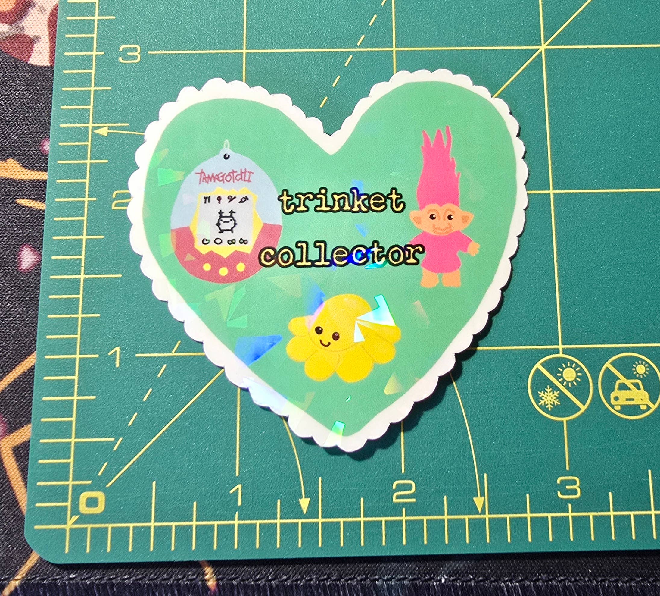 Femmearchist - Wholesale Sticker - Trinket Collector Vinyl Sticker // Glitter or Glossy1