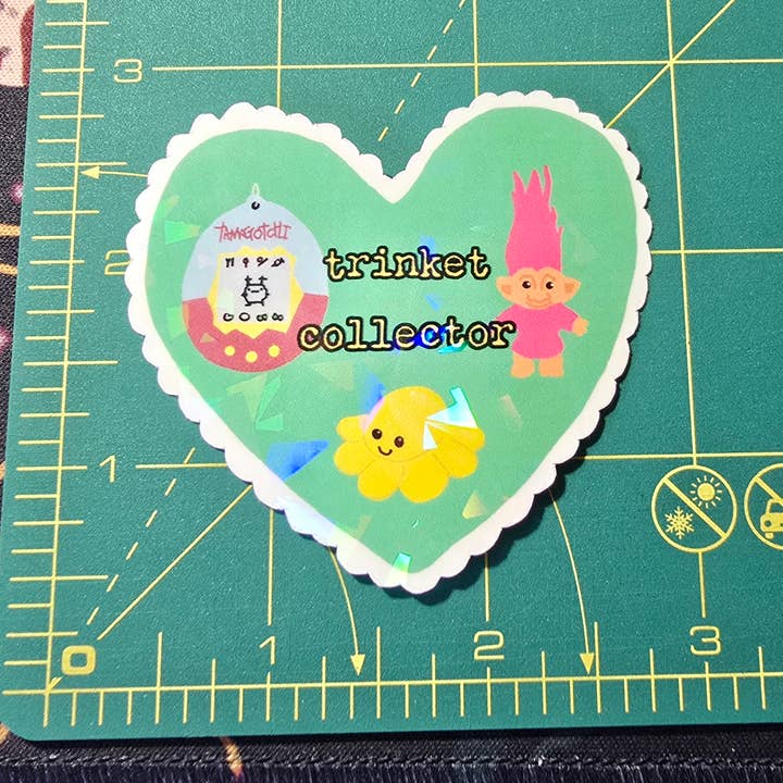 Femmearchist - Wholesale Sticker - Trinket Collector Vinyl Sticker // Glitter or Glossy1