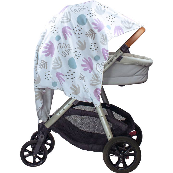 "Flora Botanica" (Lilac) Baby Sun Cover for wholesale by musluv