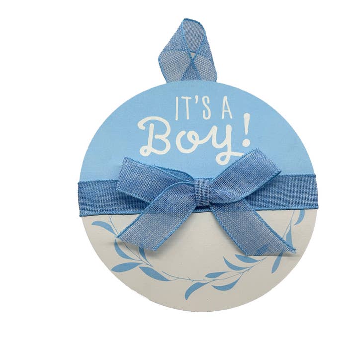 Works of Heart - Wholesale Door Hanger - Door Hanger, It's a Boy