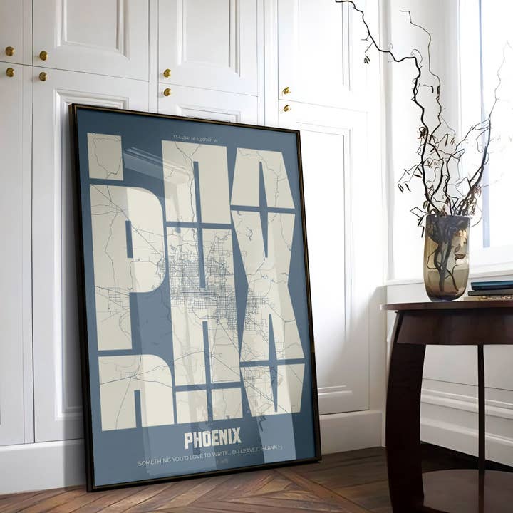 PHX LetraMap para venta al por mayor de The Traveler Art
