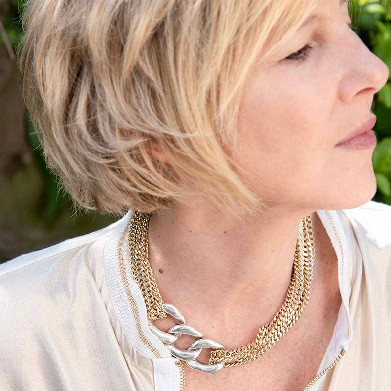 Laura Mariotti - luxury collection - Wholesale Link & Chain Bracelet - ORO LOCO - Bracelet/Golino 3 Mesh3