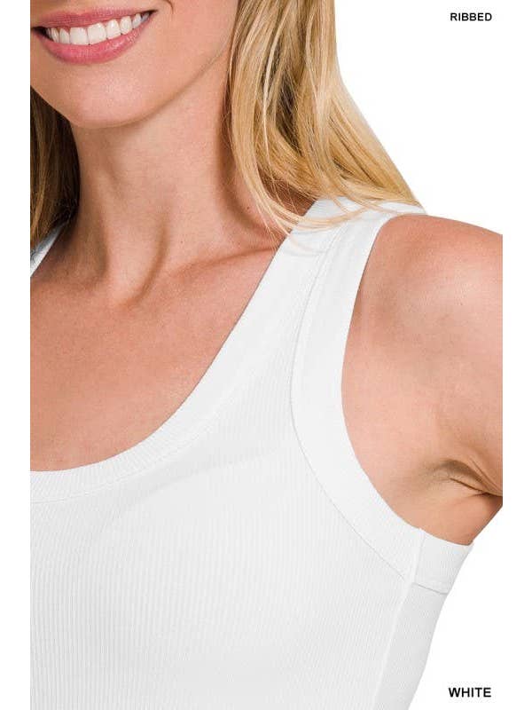 Vanilla Monkey - Wholesale Tank Top - Women's - Ribbed Scoop Neck Tank Top