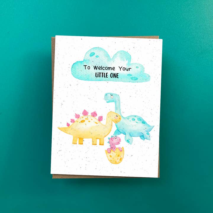 Welcome Little One Dinosaur for wholesale by Thanks a Ton