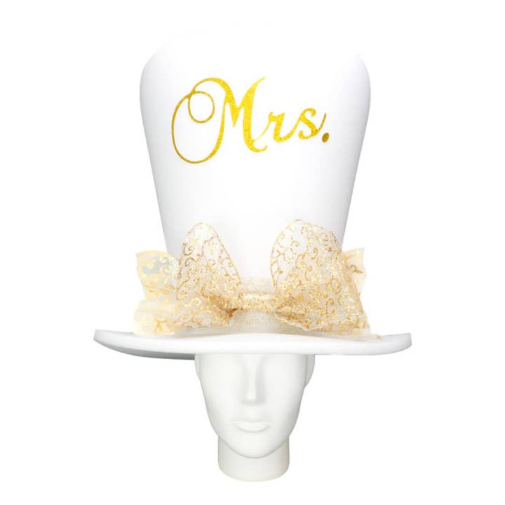 Mrs. Bride Hat for wholesale by Foam Party Hats