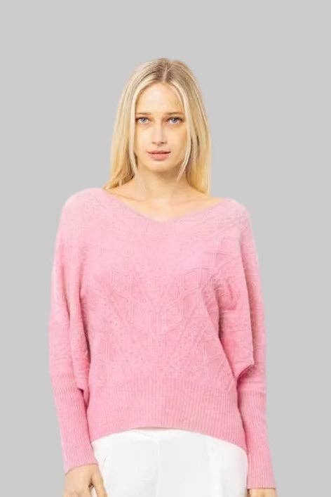 QUINN - Vendita all'ingrosso Maglione tricot - Donna - Maglione Oversize in Cashmere Kendall13