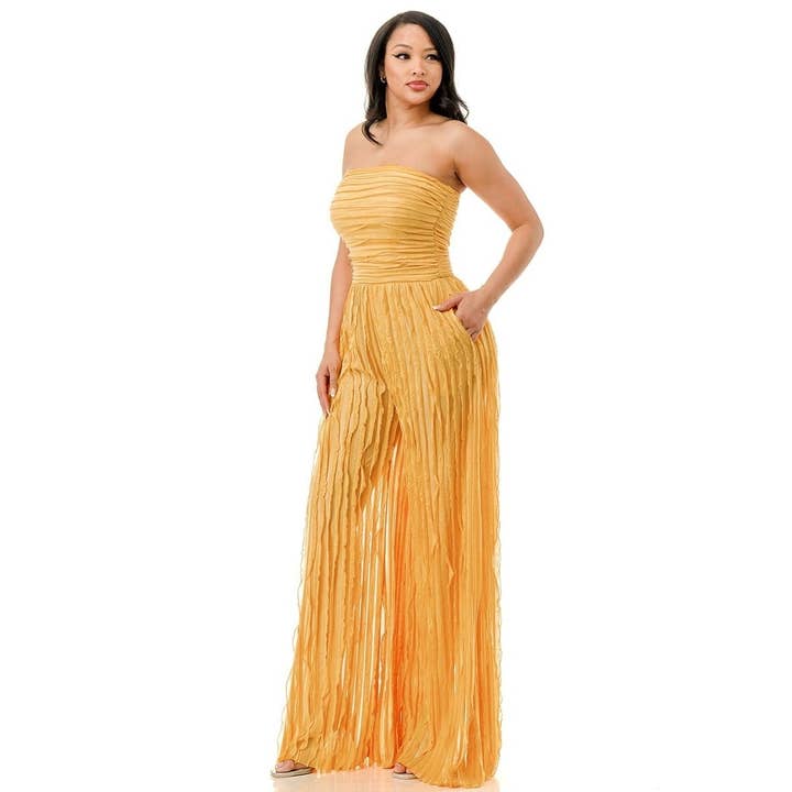 Black Pearl Clothing – Großhandel Jumpsuit – Damen – STRUKTURIERTER JUMPSUIT IN EFEU-OPTIK3