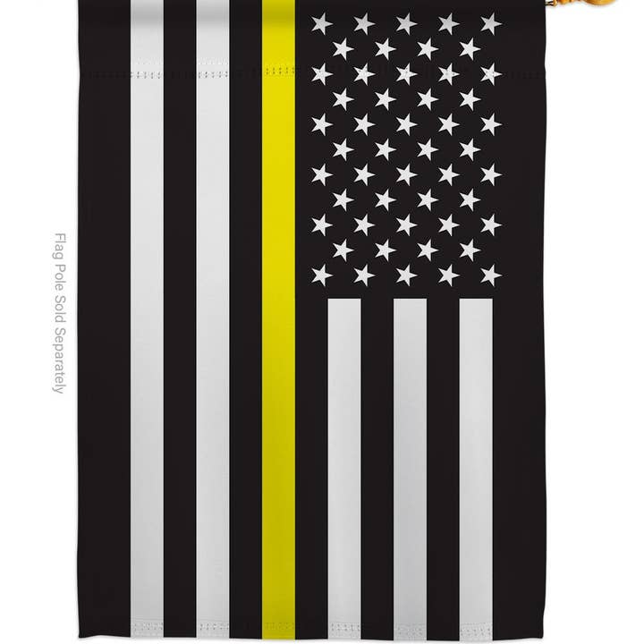 Two Group Flag Co - Vendita all'ingrosso Bandiere - Bandiera USA USA di servizio militare delle forze armate sottile linea gialla1