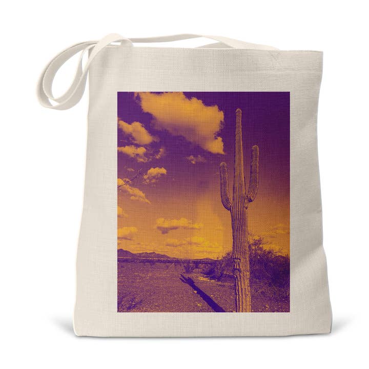 Purple Desert Tote, Father's Day Gift, Fourth of July, Indep for wholesale by AURE