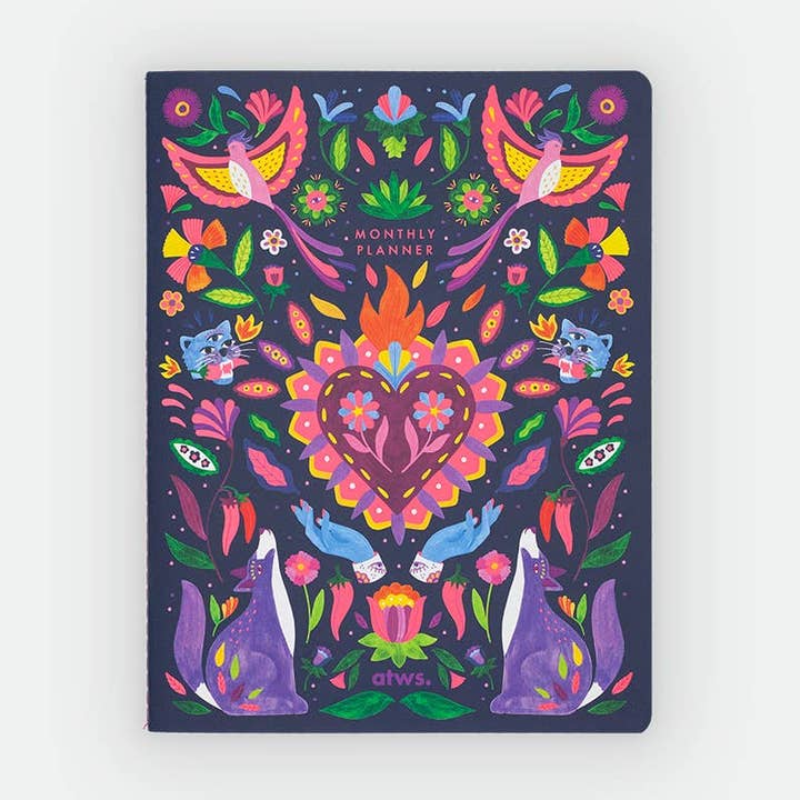 Maandplanner Mexico met goudfolie omslag voor wholesale door ALL THE WAYS TO SAY - Europe