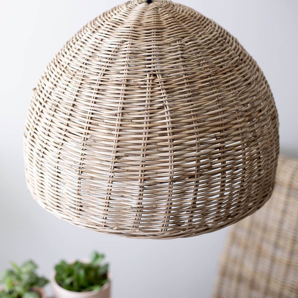 Bacon Basketware - Wholesale Chandelier/Hanging Light - MEDIUM RATTAN PENDANT LIGHT1