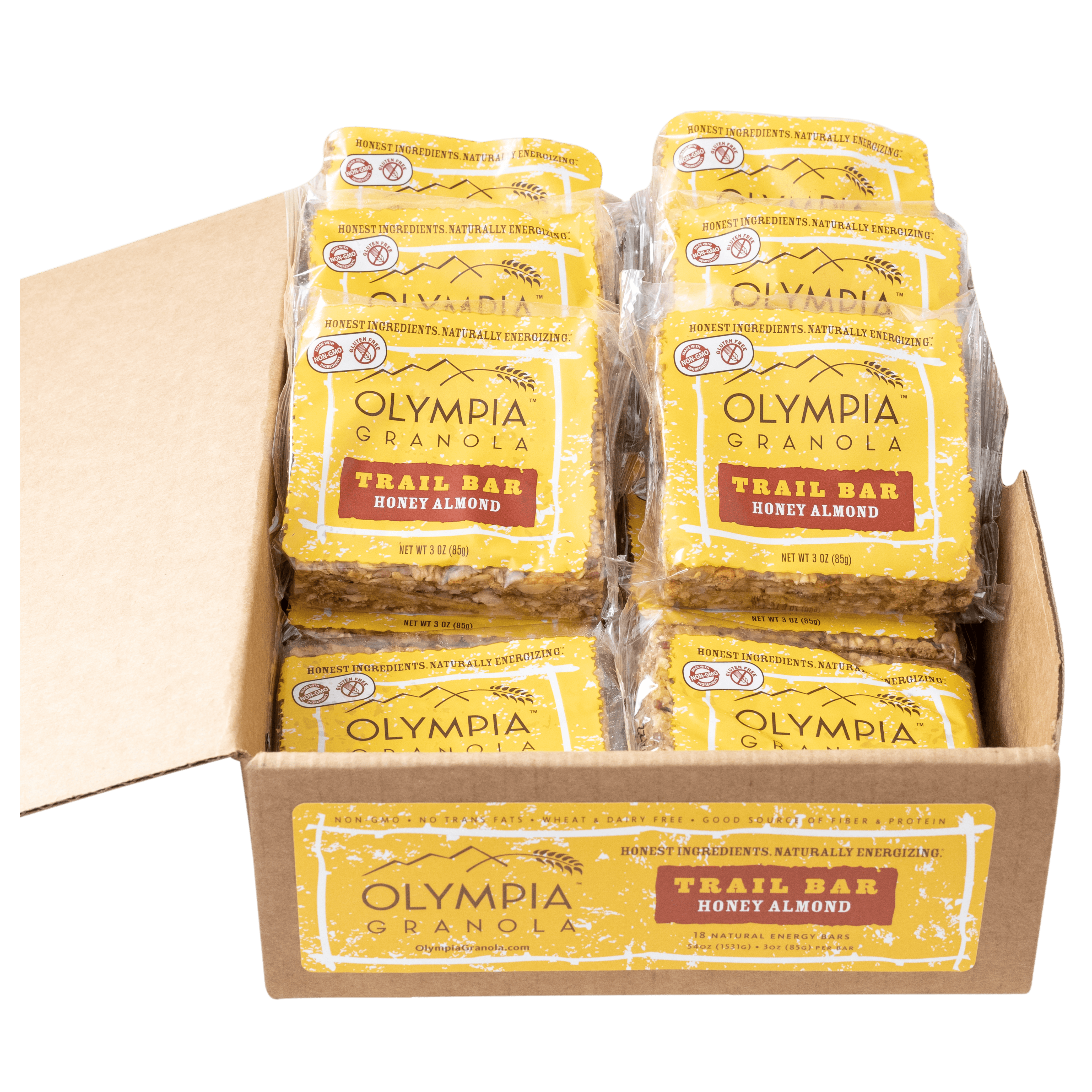Olympia Granola - Wholesale Snackreep - Olympia Granola Trail Bar Mueslirepen met verschillende soorten2
