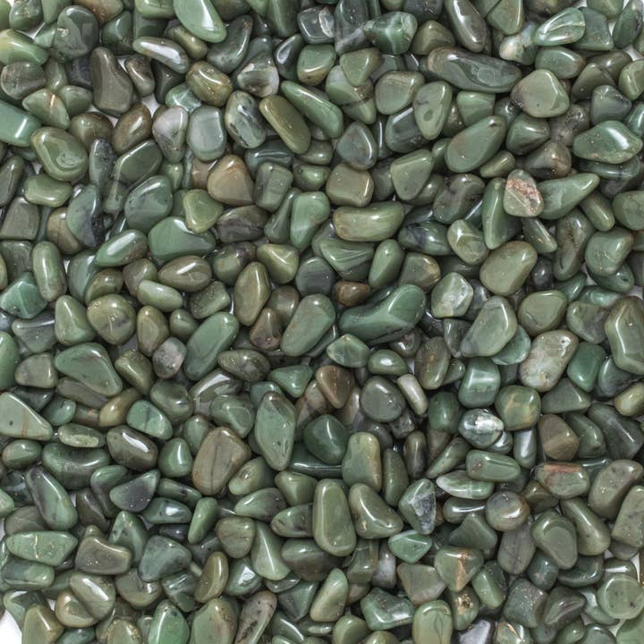 Tree of Life Gems - Vendita all'ingrosso Pietra/cristallo spirituale - NUOVO! Calcedonio verde burattato piccolo