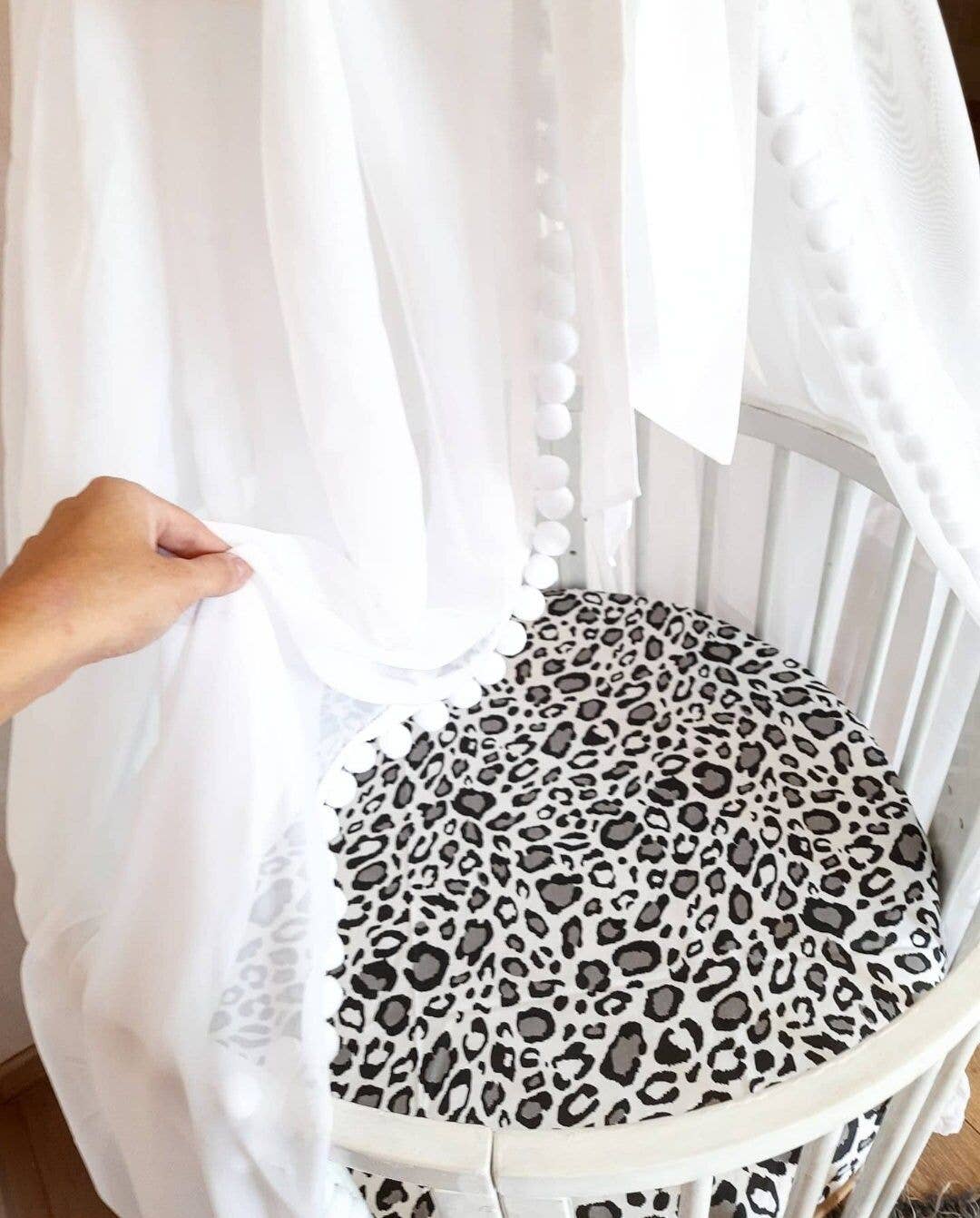 Allbright Kids – Cama Canopy - Crianças e bebés por atacado – Cama de tule com dossel para berçário3