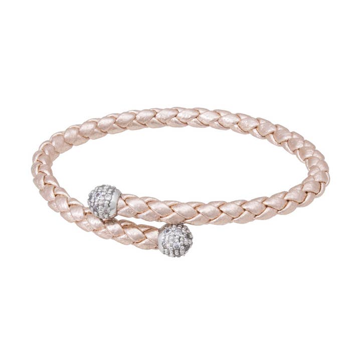 SERENA women's bracelet in Rose Gold leather for wholesale by Roberto Mantellassi