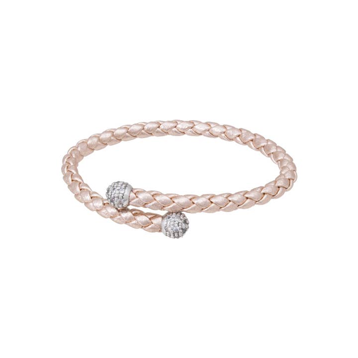 SERENA women's bracelet in Rose Gold leather for wholesale by Roberto Mantellassi