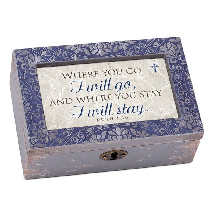 Dicksons - Wholesale Jewelry Box/Organizer - Where You Go I Will Stay