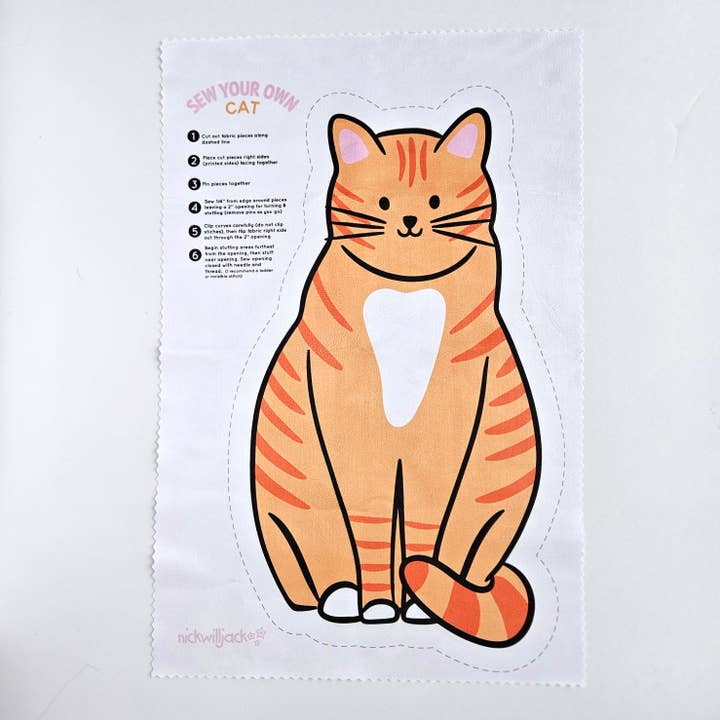 Nickwilljack - Wholesale Craft Sewing Kit - Sew Your Own Cat Kit3