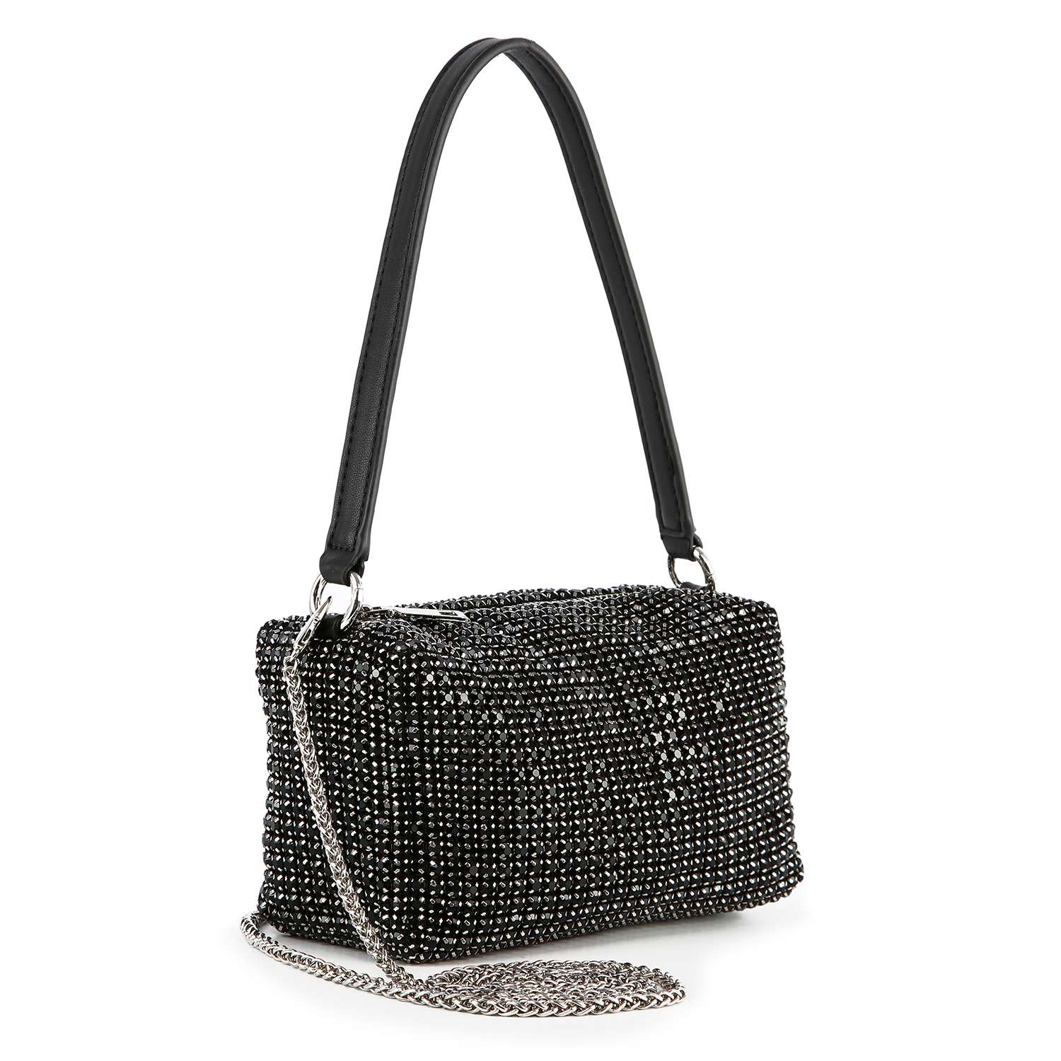 Handbag Express - Wholesale Shoulder Bag - Women's - Petite Rhinestone Bling Shoulder Bag5