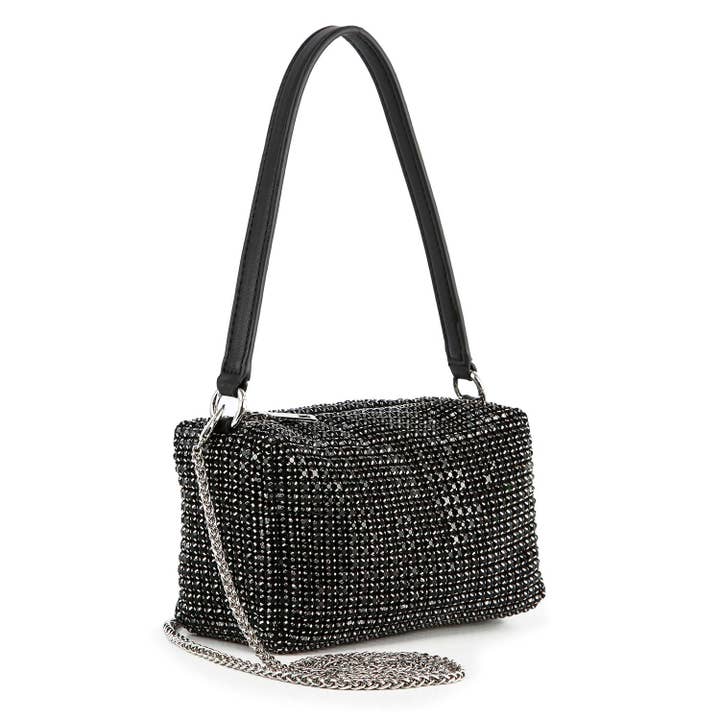 Handbag Express - Wholesale Shoulder Bag - Women's - Petite Rhinestone Bling Shoulder Bag5