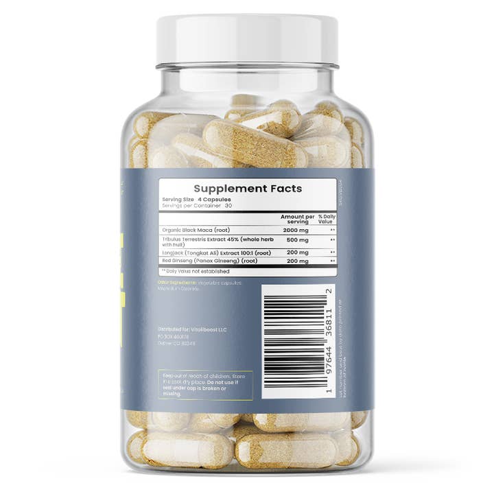 VB Health - Wholesale Oral Supplement/Vitamin - Drive Boost: Endurance, Performance, & Libido Support