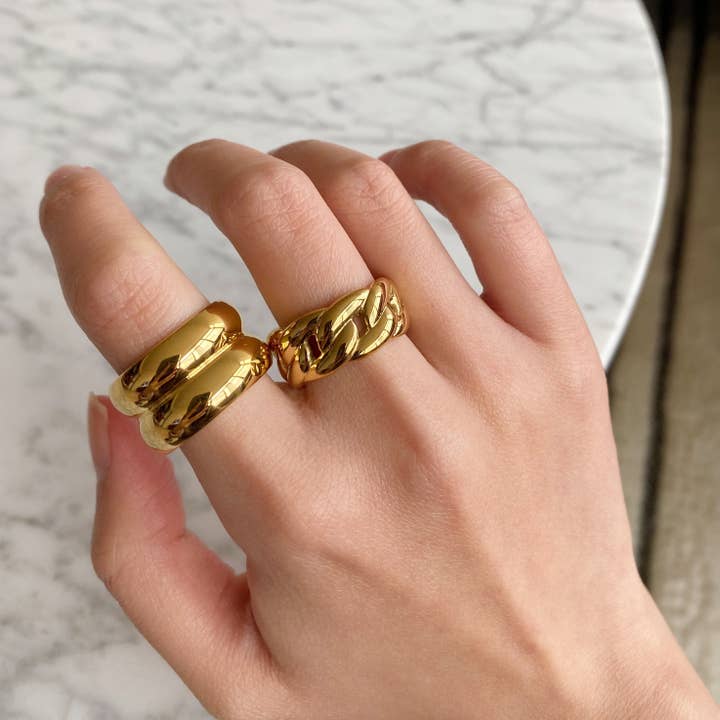 Noelle Ring for wholesale by BYOU Jewelry