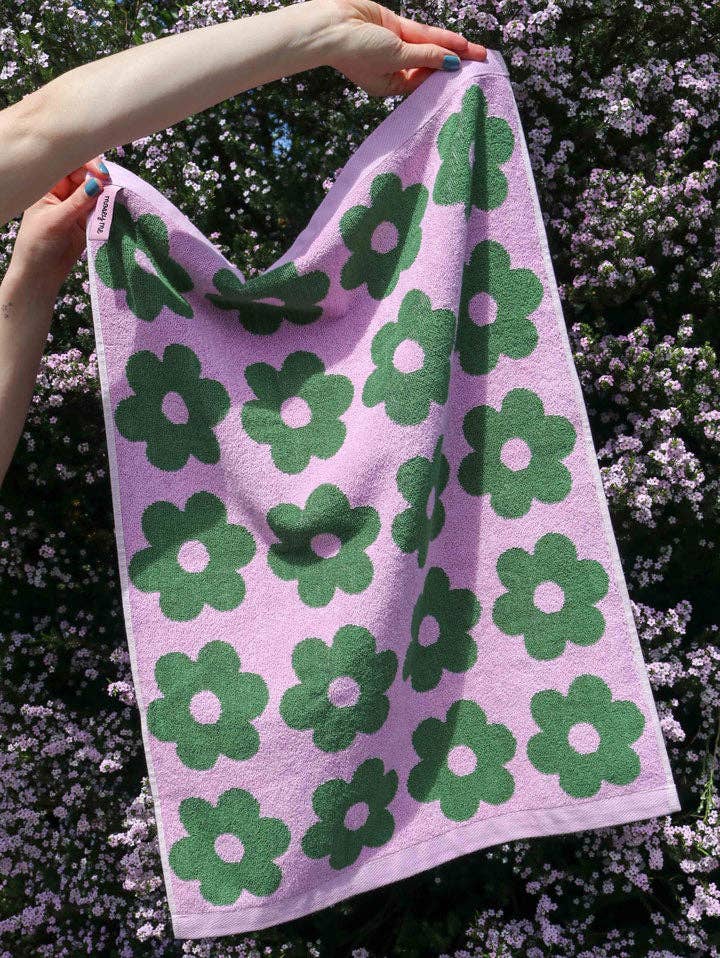 Mosey Me – wholesale Hand towel – Flowerbed Hand Towel2