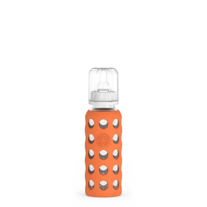 Lifefactory - Wholesale Baby Bottle - 9oz Glass Baby Bottle - Stage 2 Nipple, Stopper, and Cap6