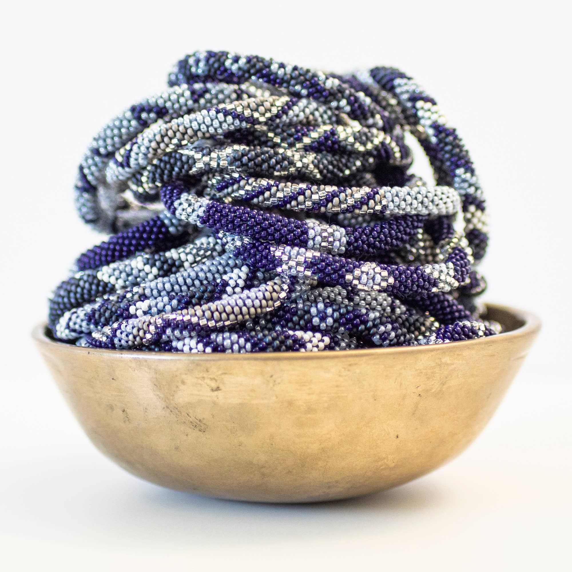 Aid Through Trade – wholesale Jewellery set – Roll-On® Bracelet Indigo - Set of 121