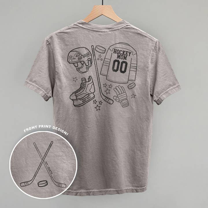 Hockey Mom Doodle (Back Print) for wholesale by Ivy + Cloth