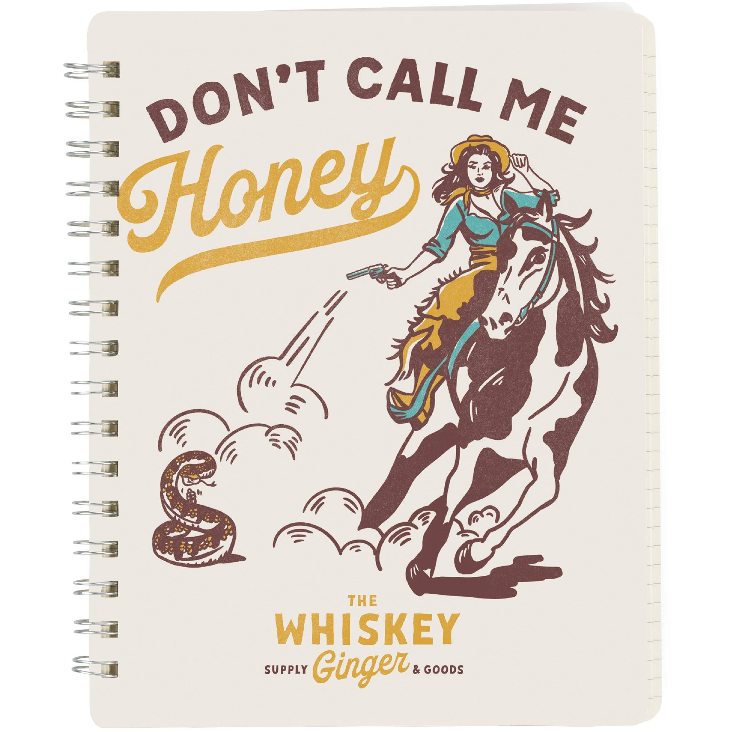 Primitives by Kathy - Wholesale Stationery/Notecard Set - Don't Call Me Honey Spiral Notebook2