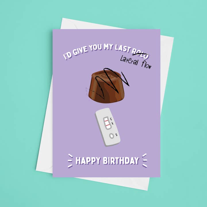 Último Fluxo Lateral - Cartão de Aniversário 5x7 por atacado de Laura Lonsdale