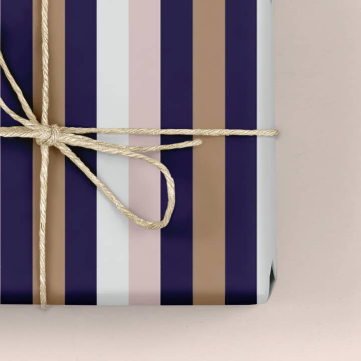 Wrapping Paper / Gift Wrap - Luxe Stripe for wholesale by Pixel & Bloom