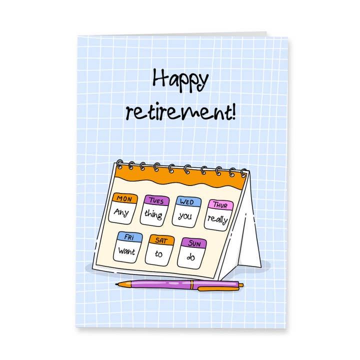 Carte de vœux Retraite - Faites tout ce que vous voulez pour la vente par Deadpixel