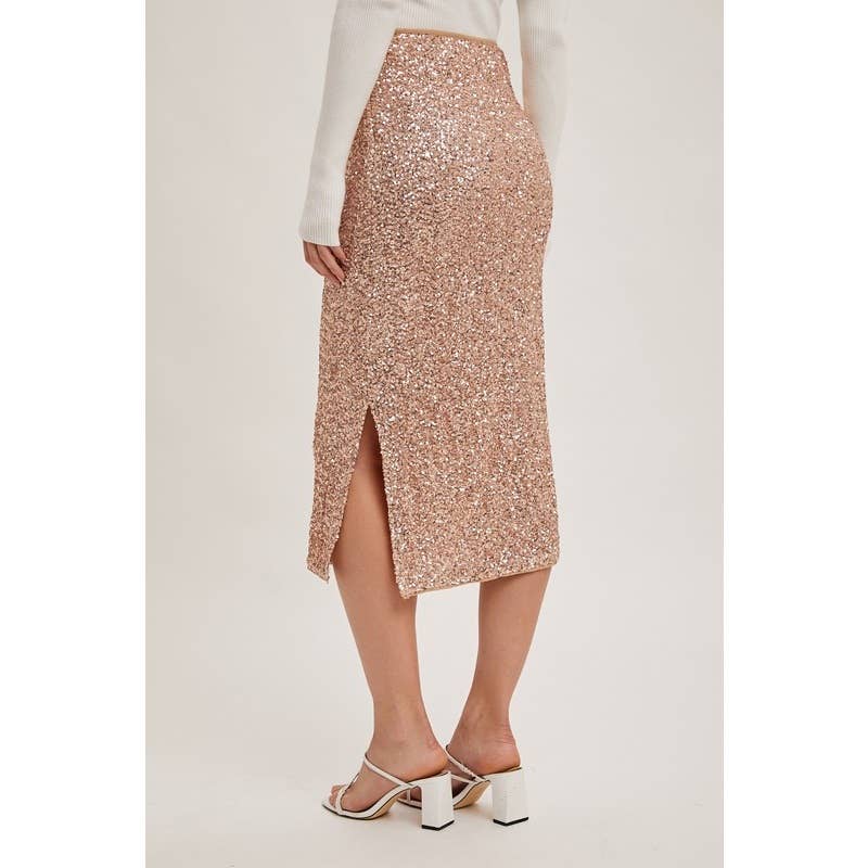 Wholesale SEQUIN MIDI SKIRT for your store - Faire Canada
